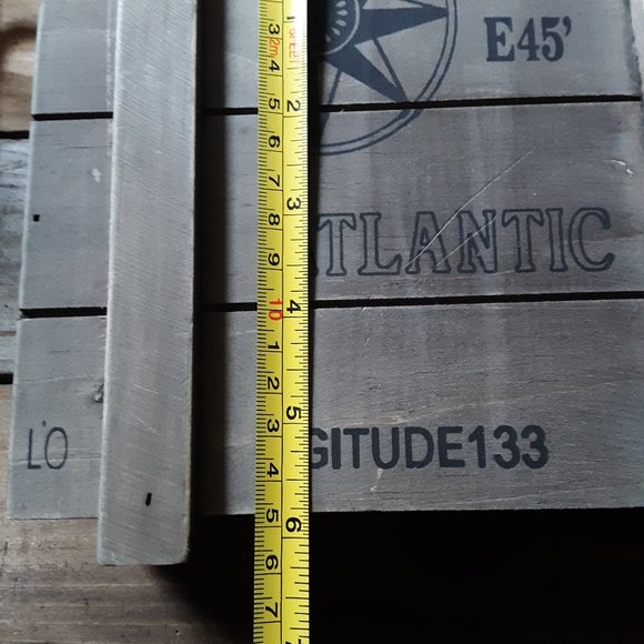 - Nautical Theme Wood Box - Picture 4 of 7